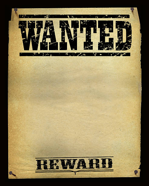 ilustraciones, imágenes clip art, dibujos animados e iconos de stock de quería-vintage cartel con fondo - wanted poster wild west incentive nail