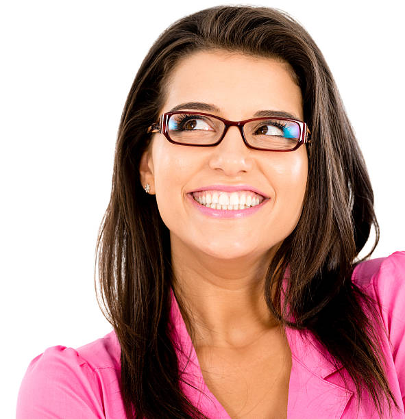 istock Excited woman portrait 187293308