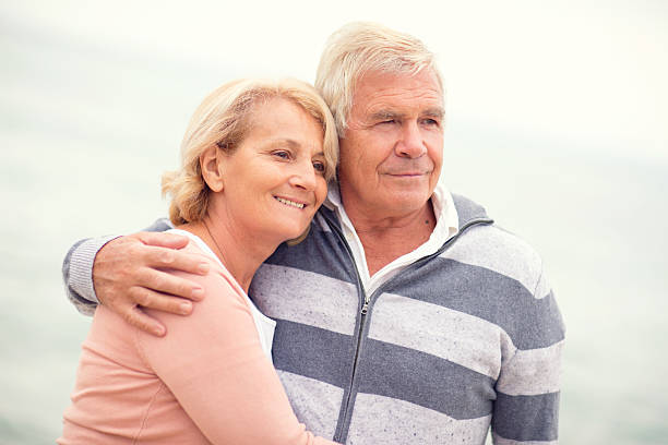 istock Loving senior couple 187293494