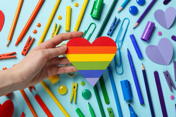 istock Composition for Pride and LGBTQ community, top view 1872951981