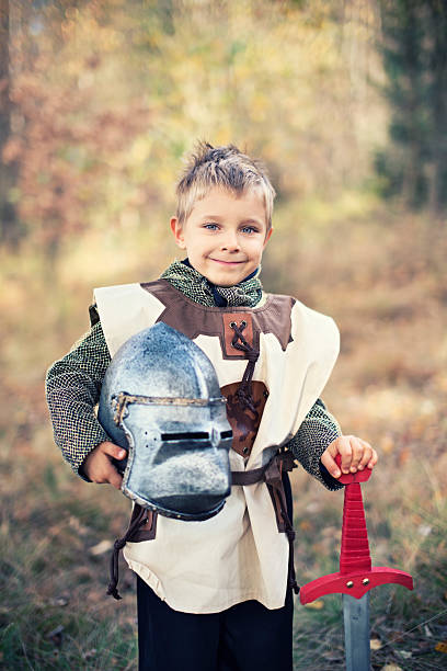 istock Portrait of a little knight 187295385