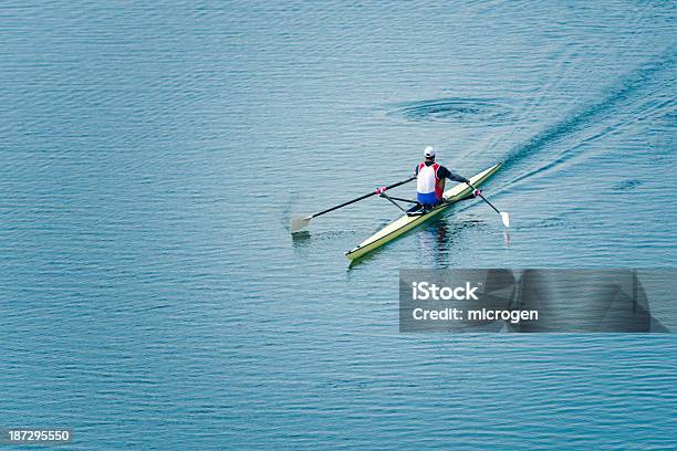 Photo libre de droit de Scull Individuel Aviron banque d'images et plus d'images libres de droit de Aviron - Aviron, Ramer, Rame - Pièce détachée d'un bateau