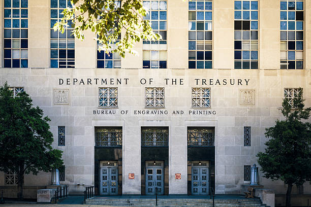 bureau of engraving and printing em washington d.c. - us treasury department - fotografias e filmes do acervo