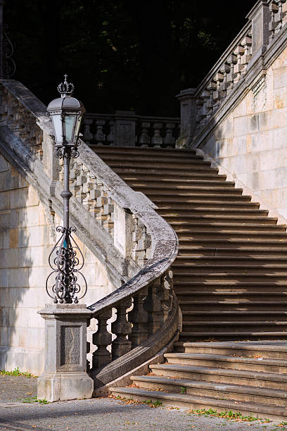 istock Staircase at Friedensengel in Munich, Germany. 187296150