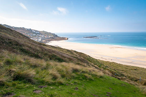 istock Landscape View Of The Coast In Cornwall, England 187296321