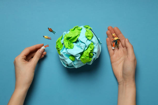 istock Earth Day, Environment and Eco concept, top view 1872972040