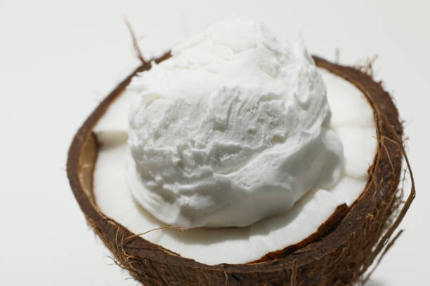 istock Summer dessert - ice cream, ice cream with coconut 1872979751
