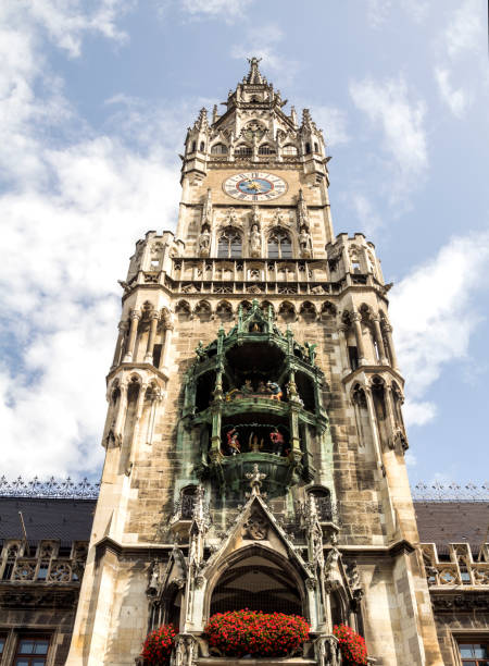 istock Munich, Germany, Bavaria. Marienplatz town hall architecture 1872989497