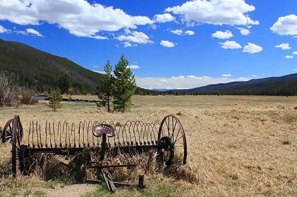 Photo of Antique Horse-Drawn Hayrake