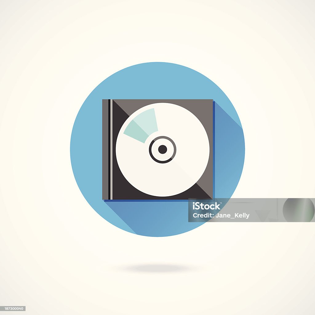 Drawable Computer Disc Vector Compact Disk In Case Stock Illustration - Download Image Now ...