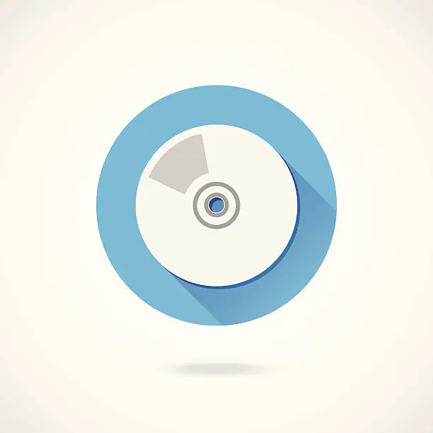 Vector illustration of Vector Compact Disk