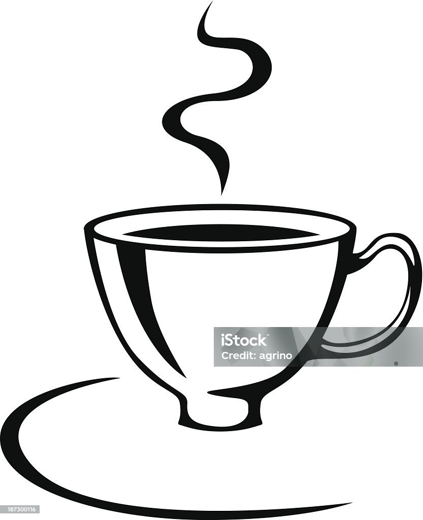 Tass'à café - clipart vectoriel de Boisson libre de droits