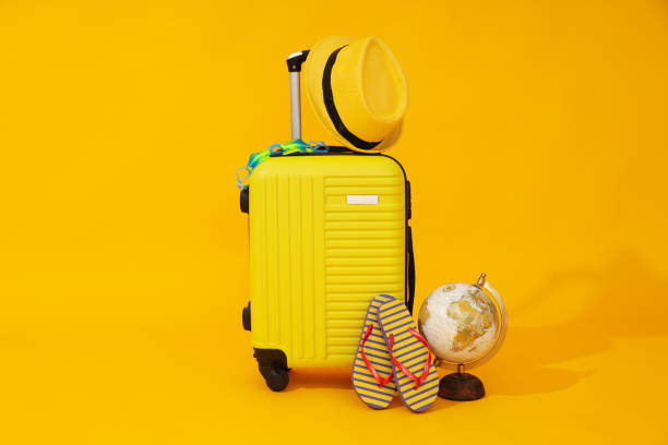 istock Suitcase, luggage, baggage for summer travel and vacation 1873013120