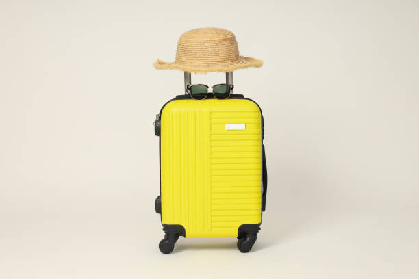 istock Suitcase, luggage, baggage for summer travel and vacation 1873022041