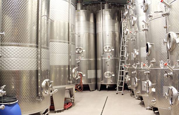 istock Stainless steel tanks 187305446