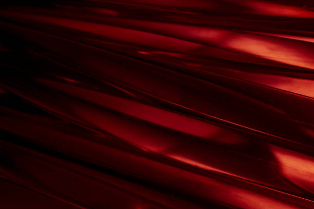 glowing optical fiber in the dark