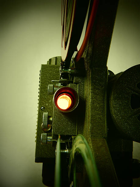 istock Vintage 8mm Movie  Projector Front View 187306200