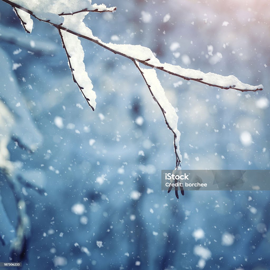 Schneemenge - Lizenzfrei Abenddämmerung Stock-Foto