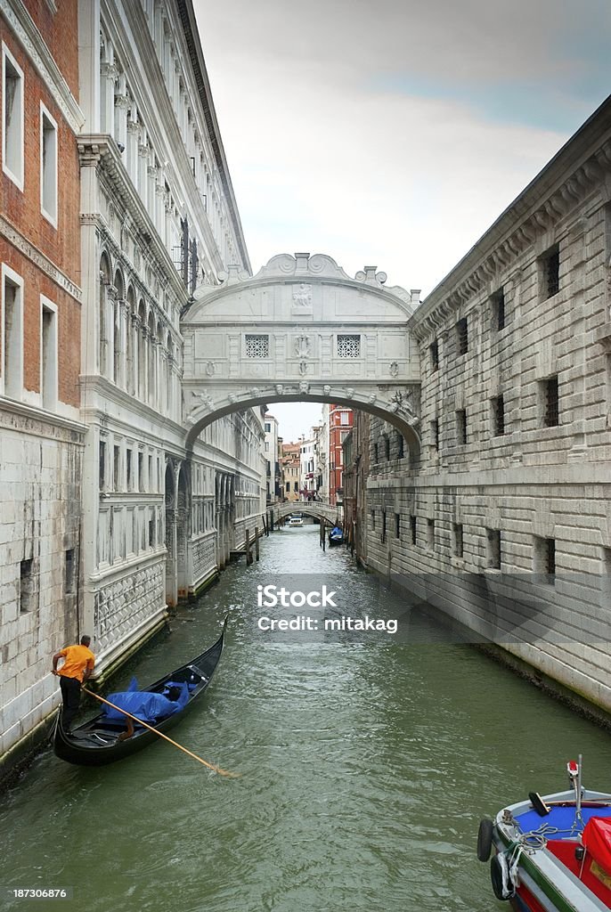 Venice, Bridge of Sighs Ancient Stock Photo