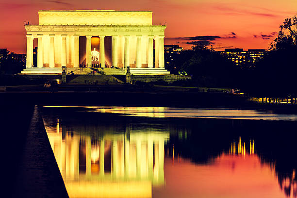 istock Lincoln Memorial at Night in Washington D.C. , Landmark 187307101
