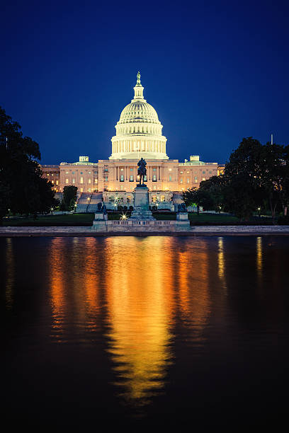 istock Capitol Hill Building at Night in Washington D.C. 187307504
