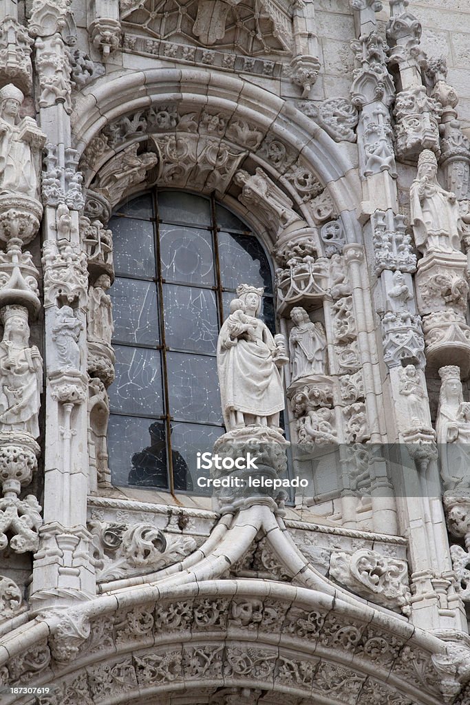 Jerónimos 수도원, 리스본 - 로열티 프리 0명 스톡 사진
