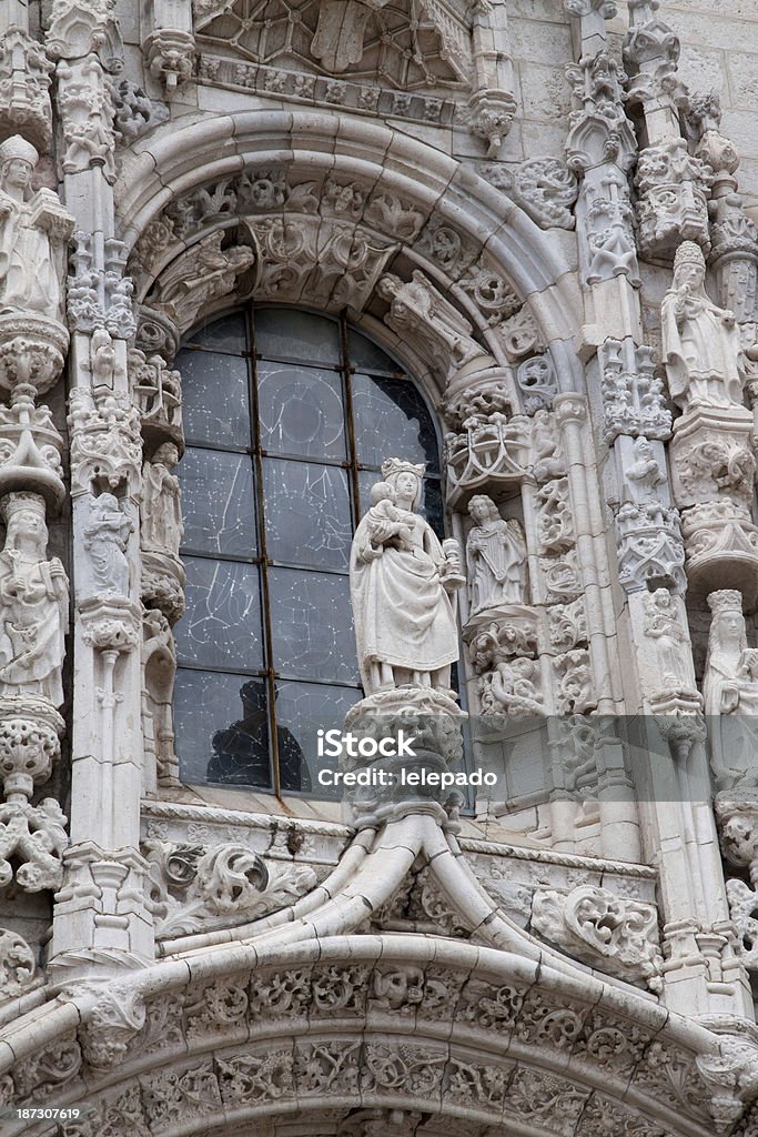 Mosteiro Jerónimos, em Lisboa - Foto de stock de Antigo royalty-free