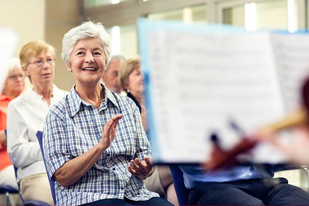 Parents Applauding On Classical School Concert