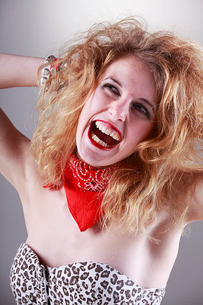 istock Rock'n'roll woman excited 187309590