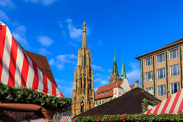 schöner brunnen, norymberga - schoner brunnen zdjęcia i obrazy z banku zdjęć