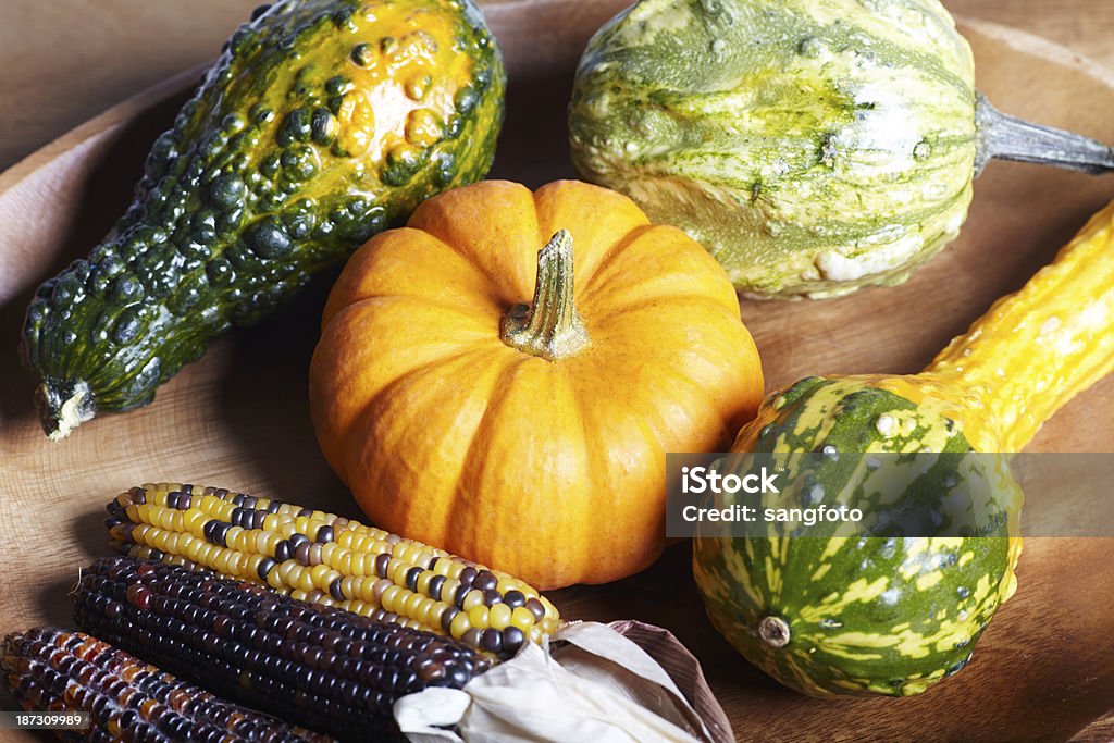Citrouille en automne et maïs haut de gamme avec vue - Photo de Aliment libre de droits