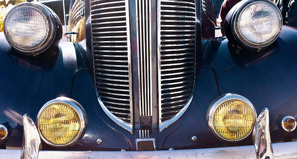 istock Antique Car, Grill and Headlights. 187311394