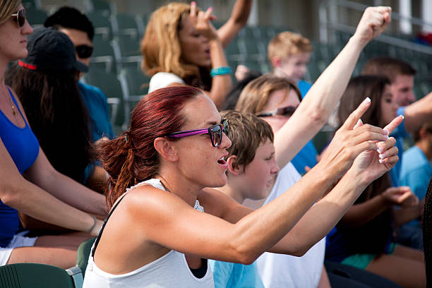 Sports: Excited Fans Watching and Event