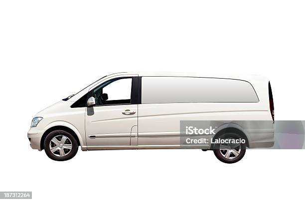 White Van Stock Photo - Download Image Now - Car, Copy Space, Cut Out