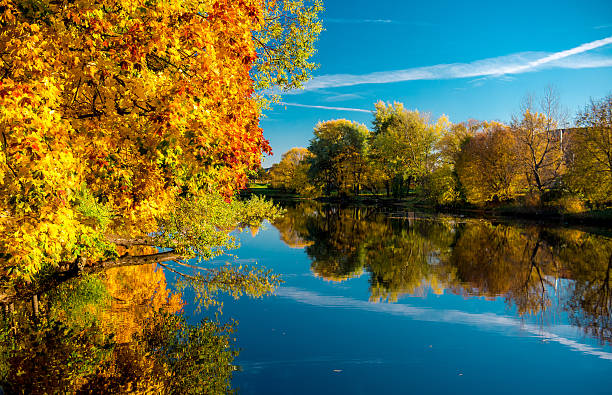 istock Picturesque autumn landscape. Riga, Latvia 187312403