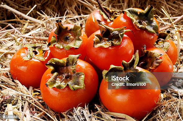 Japanese Persimmon Stock Photo - Download Image Now - Autumn, Dieting, Food