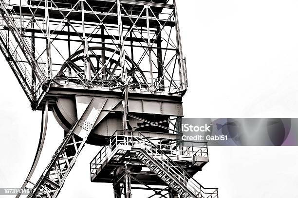 Foerderturm Ruhrpott Carvão De Aço De Carbono - Fotografias de stock e mais imagens de Dortmund - Cidade - Dortmund - Cidade, Carvão, Exploração Mineira