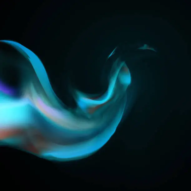 Vector illustration of Blue smoke background