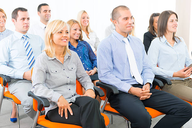 istock Business people at the seminar 187318528