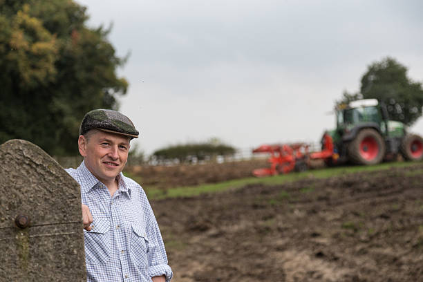 istock Middle aged male farm worker outdoors in Yorkshire England 187318682