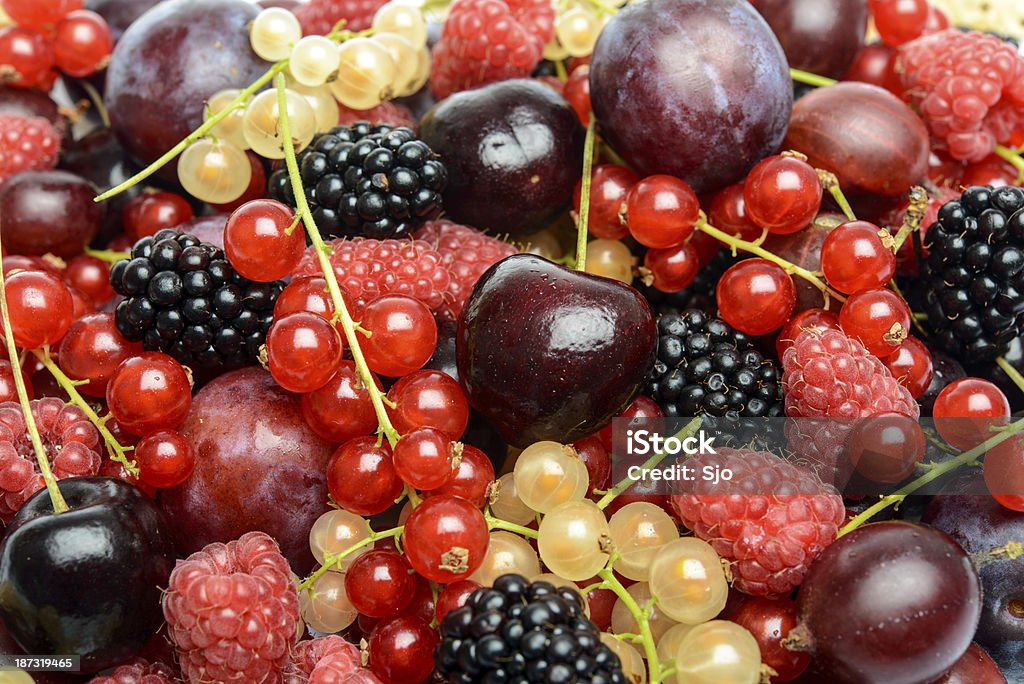 Frutas de verano - Foto de stock de Alimento libre de derechos