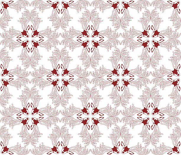 Deer Pattern02 – Vektorgrafik