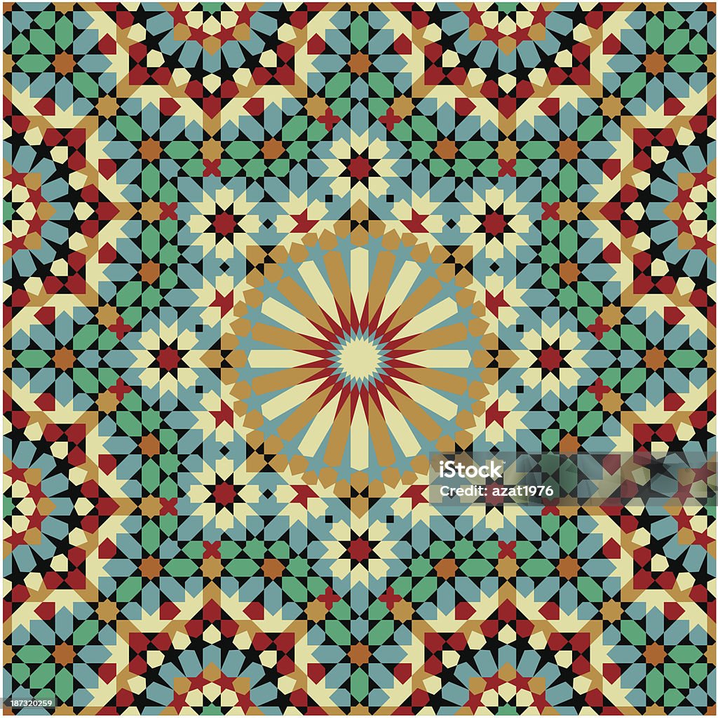 Nawa シームレスなパターン 8 - アラビア風のロイヤリティフリーベクトルアート