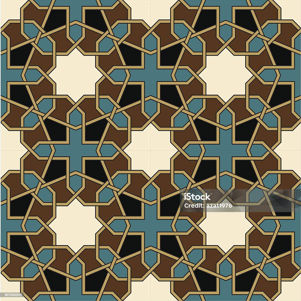 Nawa motif sans couture 10 - clipart vectoriel de Aliment confit libre de droits