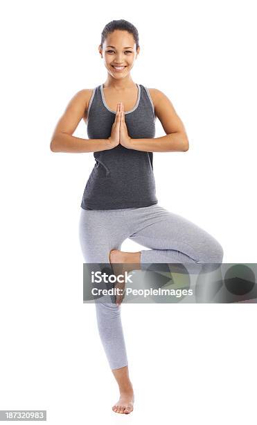 Equilibrio E Serenità - Fotografie stock e altre immagini di Yoga - Yoga, Stare in piedi, Donne