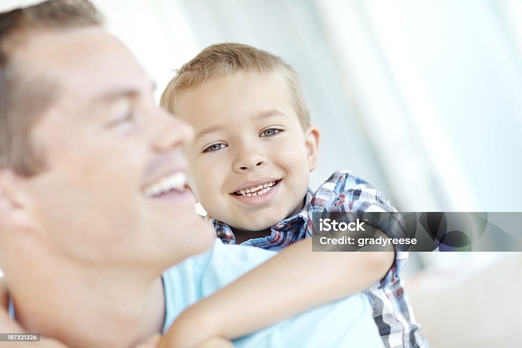 Bonjour, papa ! - Photo de 6-7 ans libre de droits