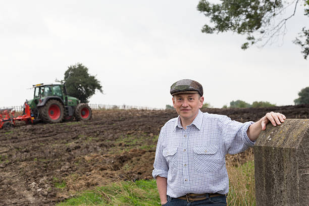 istock Middle aged male farm worker outdoors in Yorkshire England 187321877