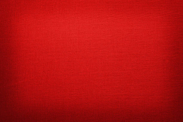 Red Textile Background with Vignette stock photo