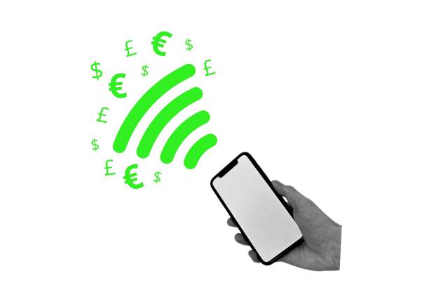 istock Contactless payment being depicted in illustration form 1873242040