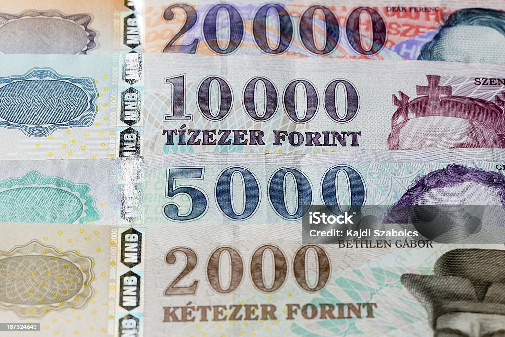 Ungarische Forint Währung - Lizenzfrei Bankgeschäft Stock-Foto